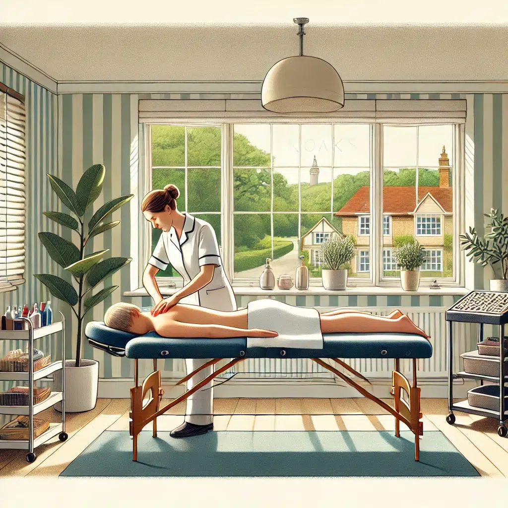 professional deep tissue sports massage session in Sevenoaks